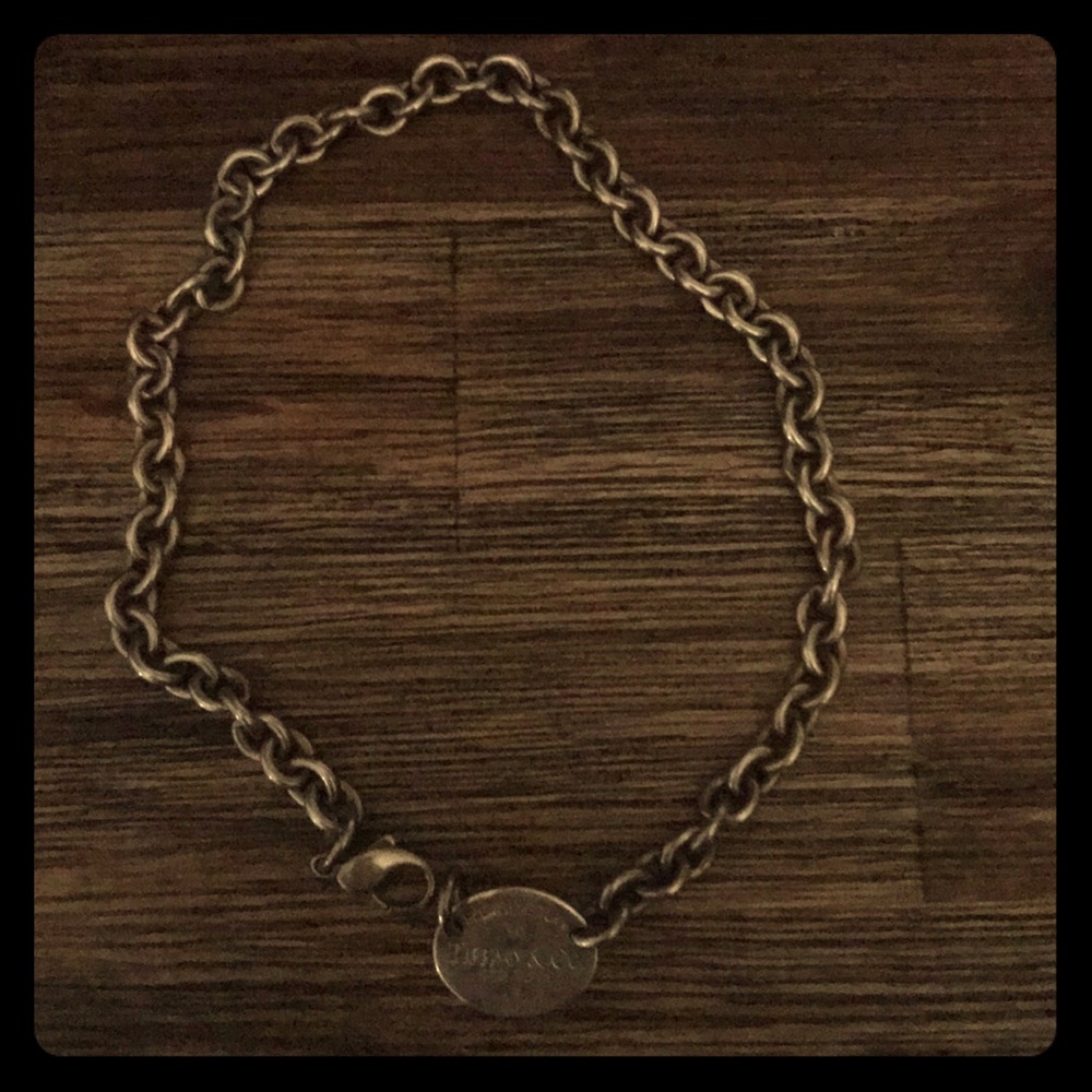 Tiffany necklace silver authentic